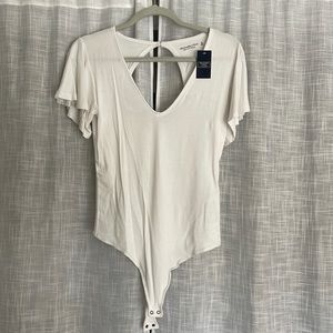 Abercrombie & Fitch White Bodysuit